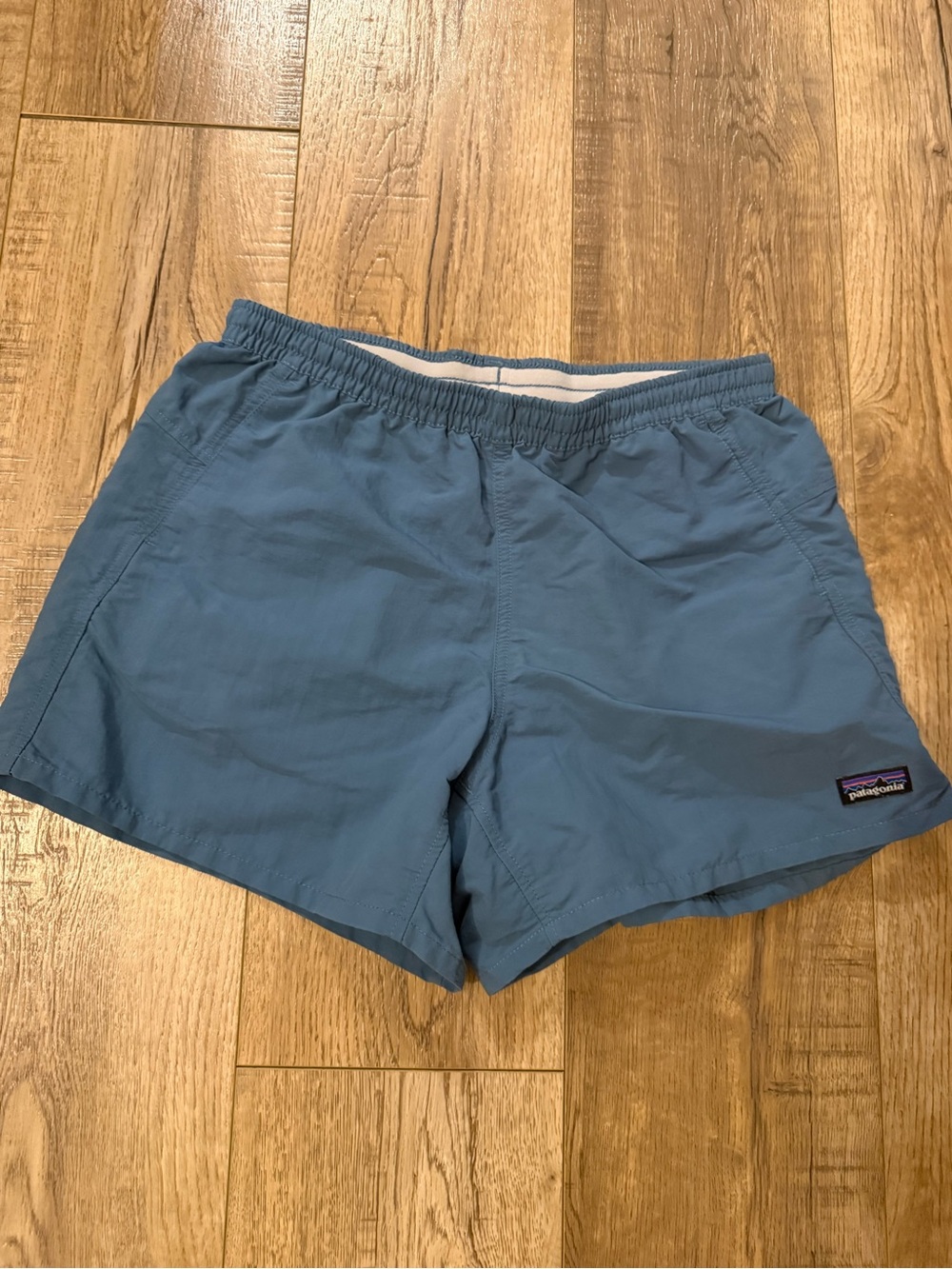 Patagonia Men’s Slate Blue Elastic Waist Hybrid Shorts